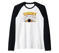 Huelga de Bolos Turquía Camiseta Manga Raglan