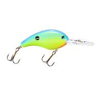 Huelga Rey Pro-Model Silencioso 5 x d Serie Crankbait, Powder Blue Back Chartreuse