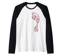 Huella de Carbono - Estructura Molecular del Dióxido de Carbono (CO2) Camiseta Manga Raglan