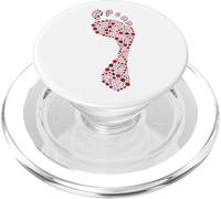 Huella de Carbono - Estructura Molecular del Dióxido de Carbono (CO2) PopSockets PopGrip para MagSafe