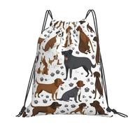 Huella De Pata De Perro Perdiguero Hombre Mujer Mochilas Deportiva Ligera Bolsa De Deporte Casual Bolsa De Gimnasio Para Viaje Playa Natación