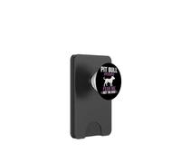 Huella de Pit Bull Mom Fear Me Not The Dog PopSockets PopWallet para MagSafe