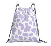 Huella De Vaca Unisex Bolsa De Gimnasio Plegable Bolsa De Deporte Ajustable Mochilas Deportiva Para Senderismo Natación Fútbol
