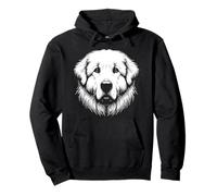 Huella Digital de Perro - Gran Pirineo Papá Mamá Sudadera con Capucha