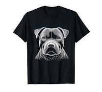 Huella digital de perro - Staffordshire Bull Terrier Dad Mom Camiseta