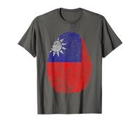 Huella Digital de Taiwán Camiseta