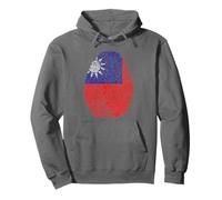 Huella Digital de Taiwán Sudadera con Capucha