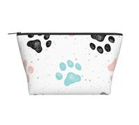 Huellas de Pata de Perro, Bolsa de artículos de tocador Bolsa de Maquillaje Bolsa de cosméticos Bolsa de artículos de tocador de Viaje portátil