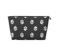 Huellas de Pata de Perro Huellas de Pata de Gato Mascota, Bolsa de artículos de tocador Bolsa de Maquillaje Bolsa de cosméticos Bolsa de artículos de tocador de Viaje portátil