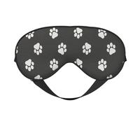 Huellas de pata de perro Huellas de pata de gato Mascota, Cubreojos completos Antifaz bloqueador de luz Antifaz para dormir Antifaz suave con los ojos vendados Noche