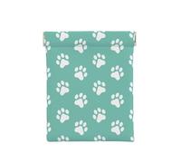 Huellas de Patas de Perro pequeñas en Azul, Squeeze Top Wallet Bolsa de Almacenamiento para Mujer Monedero pequeño Bolsa de Cambio