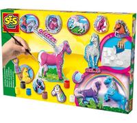 Huellas de yeso caballos elegantes + brillo