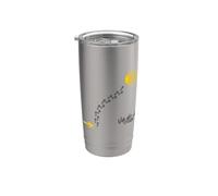 Huellas hacia la Vieira del Camino Vía de la Plata Vaso térmico de acero inoxidable de doble pared