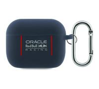 Hülle Case Para AirPods Pro 3 Silicona Azul Red Bull Logo Con Mosquetón