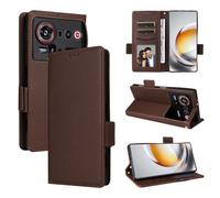 Hülle Flip Funda para Z80 Ultra Carcasa Magnetic Closure,Textura Cuero Folio Cover Stand Case para ZTE Nubia Z80 Ultra(1)