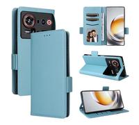 Hülle Flip Funda para Z80 Ultra Carcasa Magnetic Closure,Textura Cuero Folio Cover Stand Case para ZTE Nubia Z80 Ultra(2)