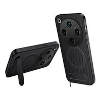 Hülle Funda para Find X9 Ultra Cáscara Carbon Fiber + Wireless Charging + Stand,Textured Leather Slim Case para OPPO Find X9 Ultra(4)