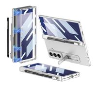 Hülle Funda para Fold7 Case + Bolígrafo + Glass Film + Pen Slot Hinge + Stand,Bumper Cover para Samsung Galaxy Z Fold7(4)