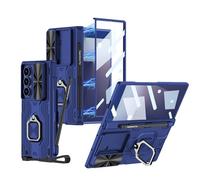Hülle Funda para Fold7 Case + Bolígrafo + Glass Film + Pen Slot Hinge + Stand + Lanyard,Bumper Cover para Samsung Galaxy Z Fold7(4)