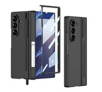 Hülle Funda para Fold7 Case + Bolígrafo + Glass Film + Slide Pen Slot + Stand Hinge,Bumper Cover para Samsung Galaxy Z Fold7(1)