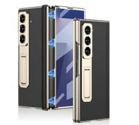 Hülle Funda para Fold7 Case + Hinge + Plating Frame + Kickstand + Glass Film,Cuero Cover Bumper Shell para Samsung Galaxy Z Fold7(2)