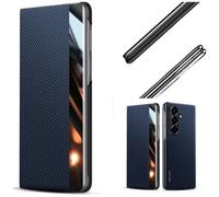 Hülle Funda para Fold7 Magnetic Flip Case View Window + Wireless Charge,Carbon Fibre Folio Cover para Samsung Galaxy Z Fold7(2)