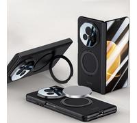 Hülle Funda para Magic V3 Cáscara + Glass Film + Hinge + 360°Rotating Ring Bracket + Wireless Charge,Bumper Case Cover para Honor Magic V3(1)