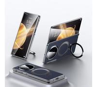 Hülle Funda para Magic V3 Case + Magnetic Ring Bracket + Hinge + Plating Frame + Wireless Charging,Cuero Cover Bumper Shell para Honor Magic V3(3)