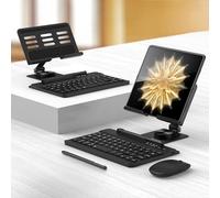 Hülle Funda para Mate XT Ultimate Teclado + Soporte Móvil Mesa + Ratón + Bolígrafo,Soporte Tabletas Keyboard Kit para Huawei Mate XT Ultimate(3)