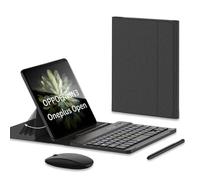 Hülle Funda para OnePlus Open Teclado + Ratón + Adjustable Angle Flip Folio + Bolígrafo + Pen Slot,Book Cover Keyboard Kit para OnePlus Open(4)