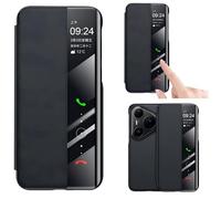 Hülle Funda para Pura 80 Pro Magnetic Flip Carcasa View Window,Cuero Case Folio Cover para Huawei Pura 80 Pro(1)