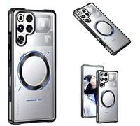 Hülle Funda para RedMagic 11 Pro Transparent Case + Wireless Charge,Metal Lens Cover Clear Bumper Shell para ZTE Nubia RedMagic 11 Pro(2)