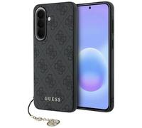 Hülle Guess Galaxy A37 Hardcase Cuero Artificial Gris Cadena Dorada