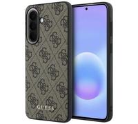 Hülle Guess Galaxy A57 Hardcase Marrón con Logotipo Guess Dorado, Lizada