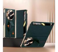 Hülle Magnetic Flip Funda para Magic V5 Case Cuero + Sliding Wristband Stand + View Window,Folio Cover Shell para Honor Magic V5(7)