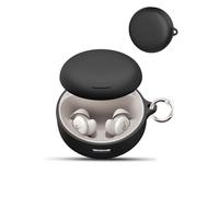 hülle para Anker Soundcore Sleep A30 Wireless Headphones,daunke Weiche SilikonSchutzhülle hautfreundliches Etui mit Runde Schnalle, vollständiger Schutz Schwarz