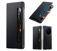 Hülle Smart Window Magnetic Flip Funda para X Fold6 Case(Negro)