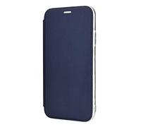 Hülle® Ultra Thin PU TPU Flip Case with Card Slot and Stand Function for Samsung Galaxy A7 2018(Dark Blue)