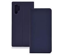 Hülle® Ultra Thin PU TPU Flip Case with Card Slot and Stand Function for Samsung Galaxy Note 10 Plus/Samsung Galaxy Note 10 Plus 5G/Samsung Galaxy Note 10 Pro(Dark Blue)