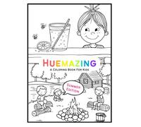 Huemazing - A Coloring Book for Kids - Summer Edition: 21 bright and happy scenes for creative kids age 4+