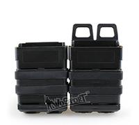 Huenco Tactical Camo Fast mag 5.56 Portaplano Mediano Portaherramientas Caja de Accesorios Bolsas para M4 mag Polymer Multicolors