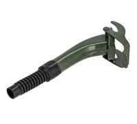 Huenersdorff bidón de gasolina hünersdorff apto para bidones metálicos, flexible con tubo de ventilación, longitud 195 mm, diámetro de la boquilla del bidón 21 mm, verde oliva