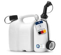 Hünersdorff Bidón doble PROFI 3+1,5 L, PEAD Color natural, homologación UN, accesorios negros