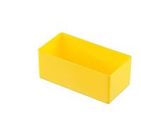 hünersdorff Caja de poliestireno de alto impacto, tamaño: 108 x 54 x 45 mm, color: amarillo