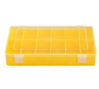 Hünersdorff Caja de surtido PS CLASSIC, 12 compartimentos 225x335x55 mm, amarillo