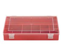 Hünersdorff Caja de surtido PS CLASSIC, 8 compartimentos 225x335x55 mm, rojo