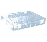 Hünersdorff Caja de surtido PS CLASSIC, 8 compartimentos 225x335x55 mm, transparente