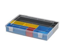 Hünersdorff Caja de surtido PS CLASSIC-FLEX, 0 compartimentos 225x335x55 mm, transparente