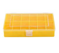 Hünersdorff Caja de surtido PS COMPACT, 12 compartimentos 170x250x46 mm, amarillo, PP