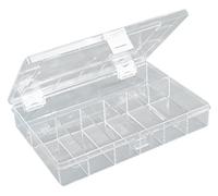 Hünersdorff Caja de surtido PS COMPACT, 8 compartimentos 170x250x46 mm, transparente